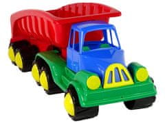 Lean-toys Veľké auto s prívesom 45 cm červené