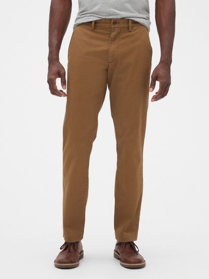 Gap Nohavice essential khakis in straight fit with Flex