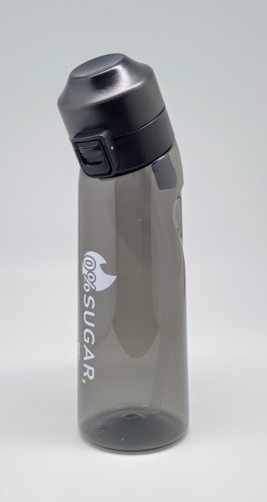 SOVIO Sovio fľaša na vodu s príchuťou Air Ups sivá