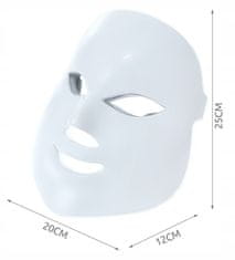 Iso Trade LED svetelná fotónová maska - fotónová terapia | 7 farieb