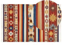 Beliani Vlnený kelímový koberec 160 x 230 cm viacfarebný JRARAT