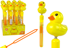 Lean-toys Mydlové bubliny Yellow Duck Sound 29 cm