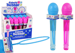 Lean-toys Mydlové bubliny Mikrofón 2 farby 70 ml