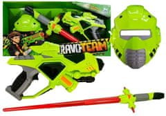 Lean-toys Vesmírna zbraň Meč Maska svetlo zelená
