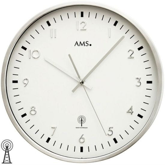 AMS Nástenné hodiny 5914 riadené rádiovým signálom 35cm