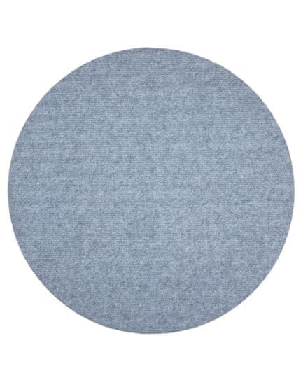 Vopi Kusový koberec Quick step šedý kruh