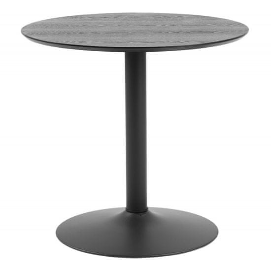 Actona Jedálenský stôl Ibiza 80 cm čierny