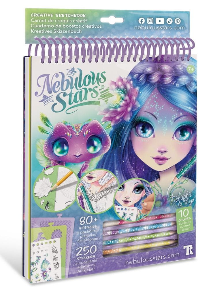 Nebulous Stars Kreatívny sketchbook Nenuphia