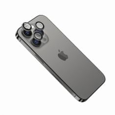 FIXED ochranná skla čoček fotoaparátů pro Apple iPhone 11/12/12 Mini, šedá
