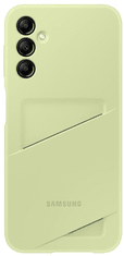 SAMSUNG ochranný kryt s kapsou na kartu pro Galaxy A14, limetková