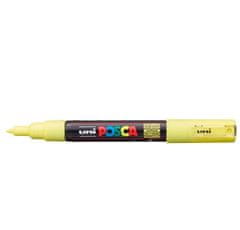 Uni-ball Posca akrylový popisovač PC-1M, 0,7 - 1 mm, pastelovo žltá (s extra tenkým hrotom)