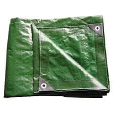 DEMA Nepremokavá plachta zakrývacia 4x6 m 140 g/m2, zelená