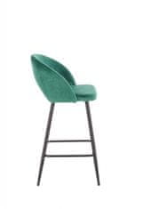 Halmar Barová stolička H96, tmavo zelená