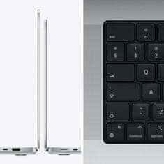 Apple MacBook Pro 14, M1 Max 10-core, 32GB, 2TB, 32-core GPU (z15j000hb), strieborná
