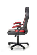Halmar Kancelárska stolička BERKEL, čierna / červená