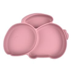 Martons silikonová miska s prísavkou RABBIT - Dark pink
