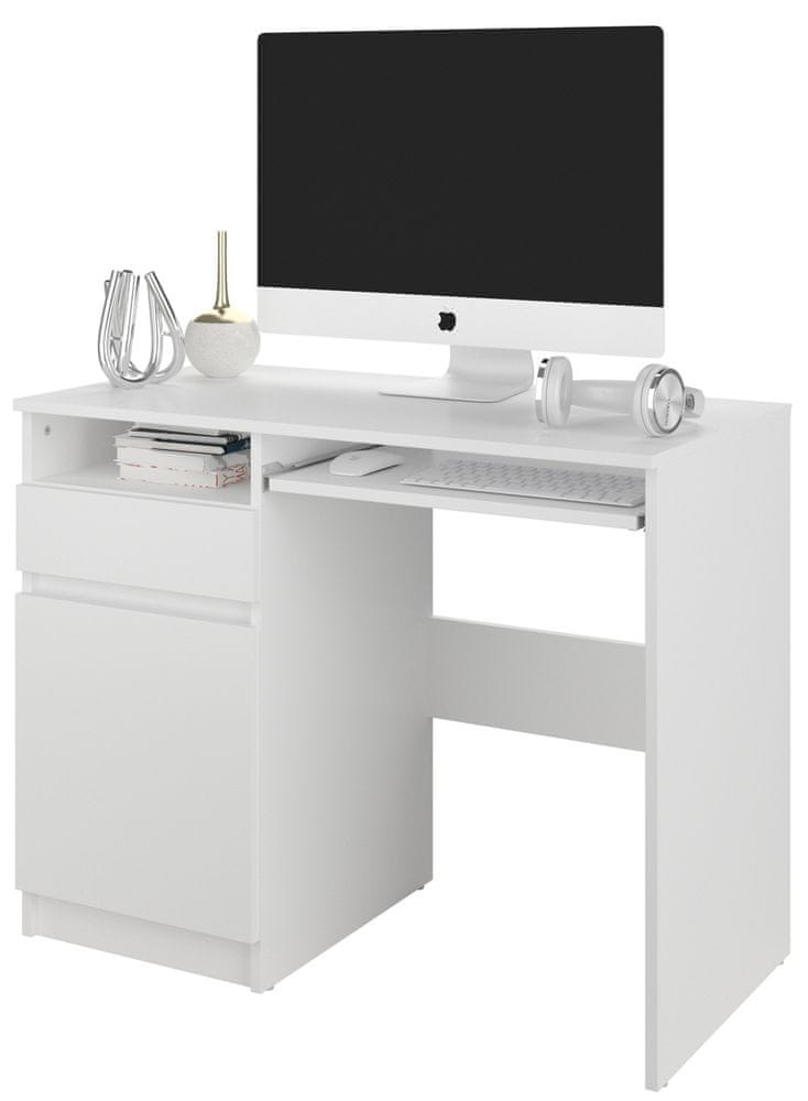 Framire Pracovný stôl moderné N-35L biely