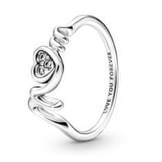 Pandora Očarujúce strieborný prsteň pre mamičku 191149C01 (Obvod 50 mm)