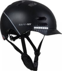4DAVE SAFE-TEC Múdra Bluetooth helma/ SK8 Black S
