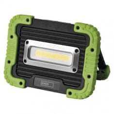 EMOS COB LED nabíjací pracovný reflektor P4533, 1000 lm, 4400 mAh, čierno-zelená 1450000300