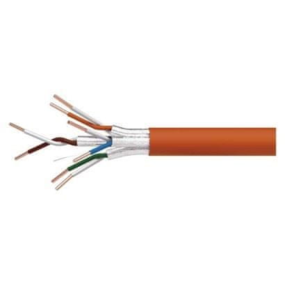 EMOS Dátový kábel STP CAT6A LSZH S9310, 500 m, oranžový 2309130010