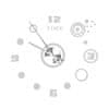 Verkgroup 3D Nalepovacie hodiny DIY Clock Circle q70I, 80cm