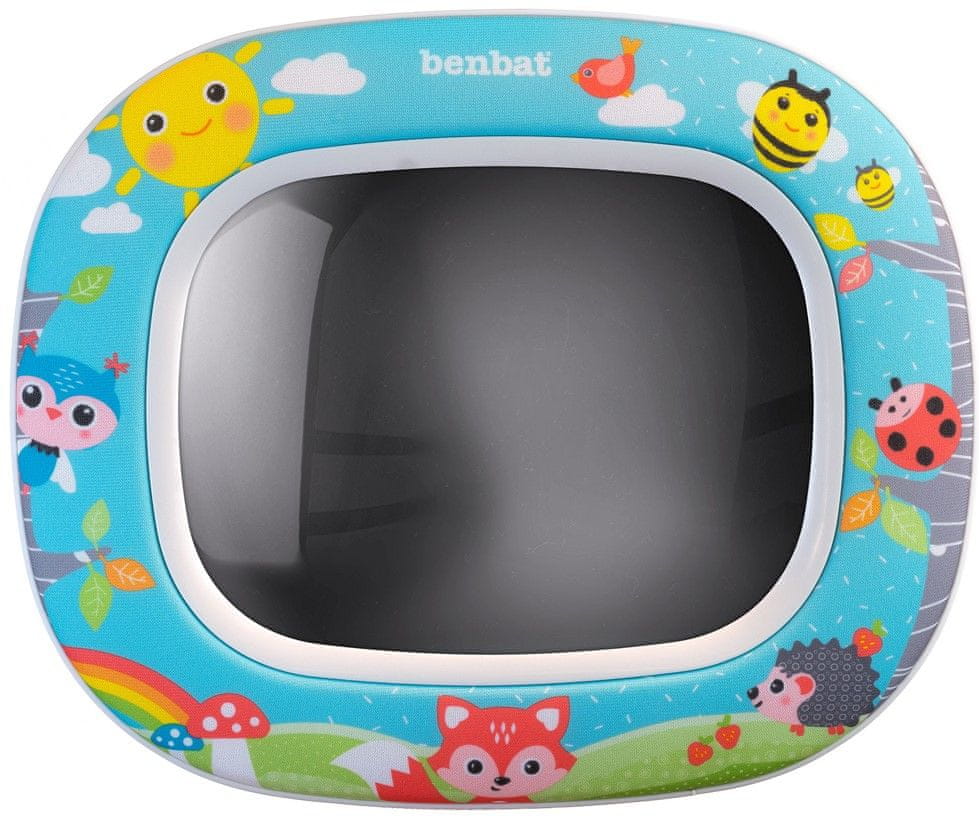 BenBat Zrkadlo detské do auta Night&Day - lesní kamaráti 0 m+