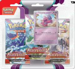Pokémon Zberateľské kartičky TCG: SV02 Paldea Evolved - 3 Blister Booster Tinkatink