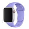 Soft Silicone remienok na Apple Watch 38/40/41mm, Light Purple