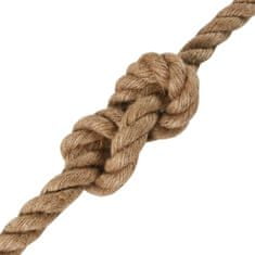 Vidaxl Jutové lano 100 m dlhé 8 mm hrubé