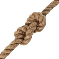 Vidaxl Jutové lano 100 m dlhé, 16 mm hrubé