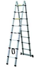 G21 hliníkový teleskopický rebrík/štafle GA-TZ16-5m