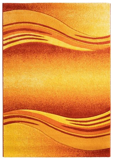 Spoltex Kusový koberec Enigma orange 9358 - oranžový