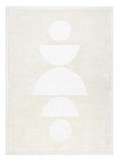 Dywany Łuszczów AKCIA: 80x150 cm Kusový koberec Mode 8598 geometric cream 80x150