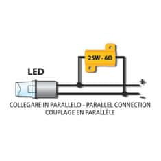 LAMPA Rezistor odpor pre LED žiarovky 6OHM 25W - 45506