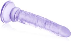 XSARA Tenké dildo, penis do análu i vagíny s přísavkou - ltt blq-044prz