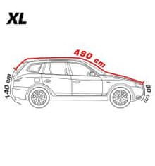 4Cars 4CARS Autoplachta proti krupobitiu - bavlnená podšívka - SUV XL