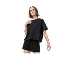 Pieces Dámske tričko PCCHILLI Loose Fit 17118870 Black (Veľkosť XS)