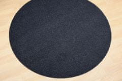 Vopi AKCIA: 120x120 (prúmer) kruh cm Kusový koberec Quick step antracit kruh 120x120 (priemer) kruh