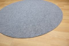 Vopi Kusový koberec Quick step šedý kruh 57x57 (priemer) kruh