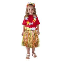 Sukňa detská havajská - Hawaii - farebná - dĺžka 45 cm