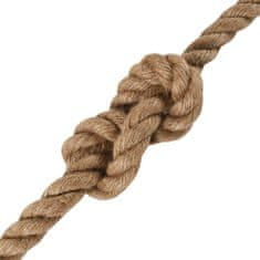 Vidaxl Jutové lano 50 m dlhé 14 mm hrubé