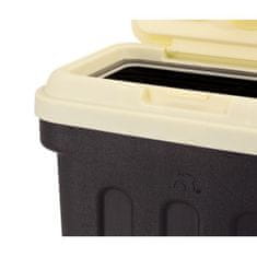 Maelson Box na granuly pre 20 kg krmiva - čierno-béžový - 54 x 31 x 58 cm