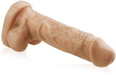 XSARA Gelový ohromný penis s naběhlou špičkou 28 cm - 83032112
