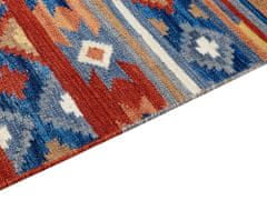Beliani Vlnený kelímový koberec 160 x 230 cm viacfarebný NORAKERT