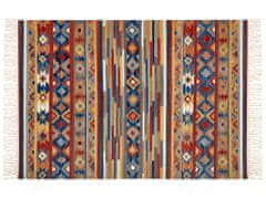 Beliani Vlnený kelímový koberec 160 x 230 cm viacfarebný NORAKERT