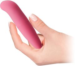 XSARA Jemně zahnutý růžový mini masažérg-spot - dge o016r