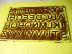 Ibili Silikónová forma na čokoládu čísla a písmená