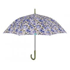 Perletti Time, Dámsky palicový dáždnik Peonie / fialový, 26303