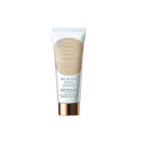 Sensai Ochranný krém na tvár SPF 50+ Silk y Bronze (Cream for Face) 50 ml